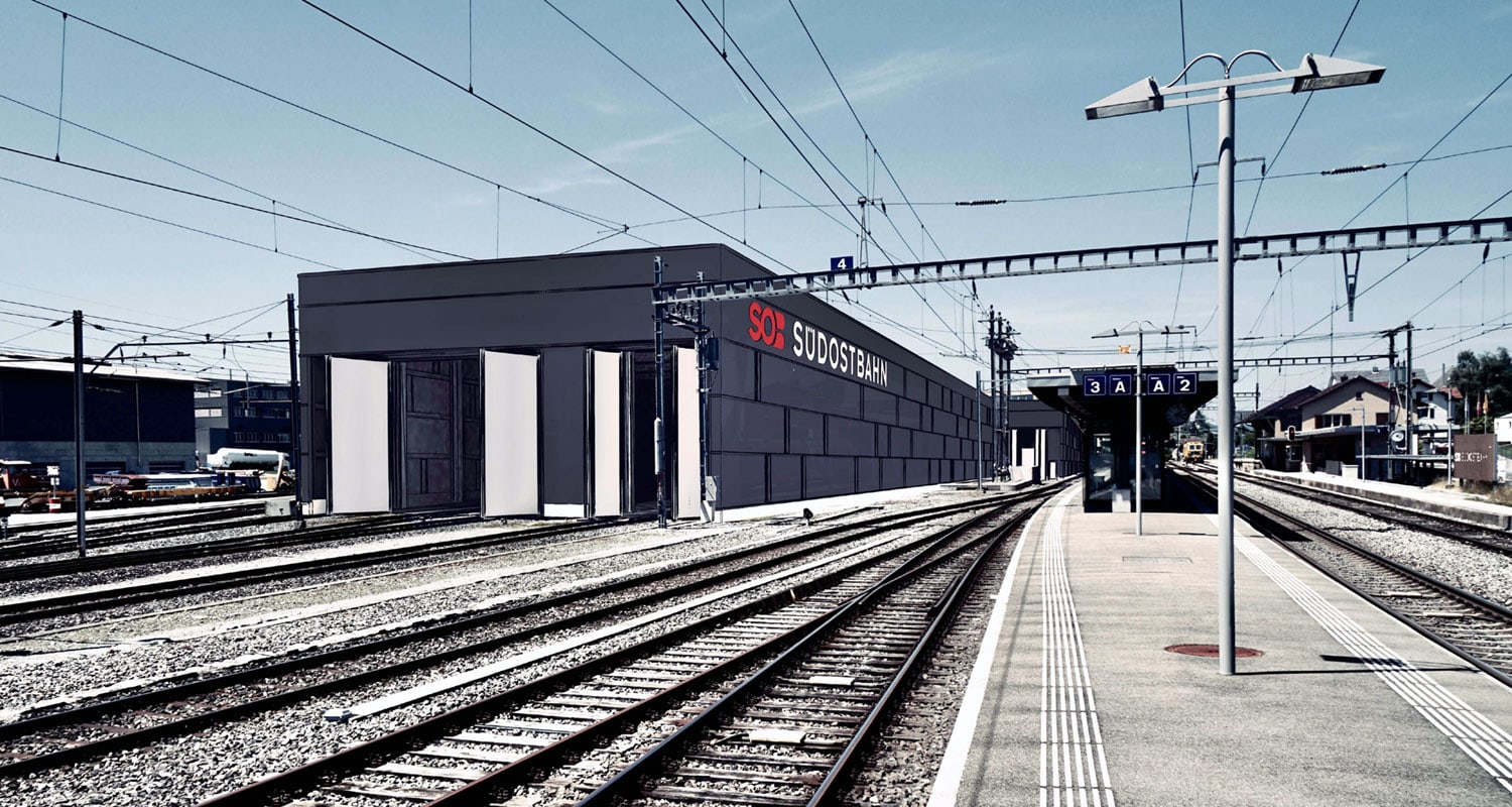 Südostbahn baut Service-Zentrum Samstagern aus